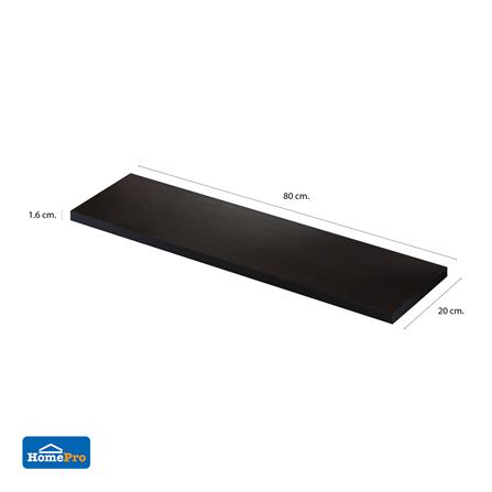 แผ่นชั้นไม้เมลามีน STACKO 80x20x1.6 ซม. สีโอ๊ค_4