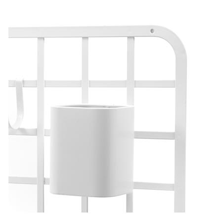 ชุดแผงเหล็กติดผนัง (C) STACKO TIDY 47.5x34.5x10 ซม. สีขาว_4