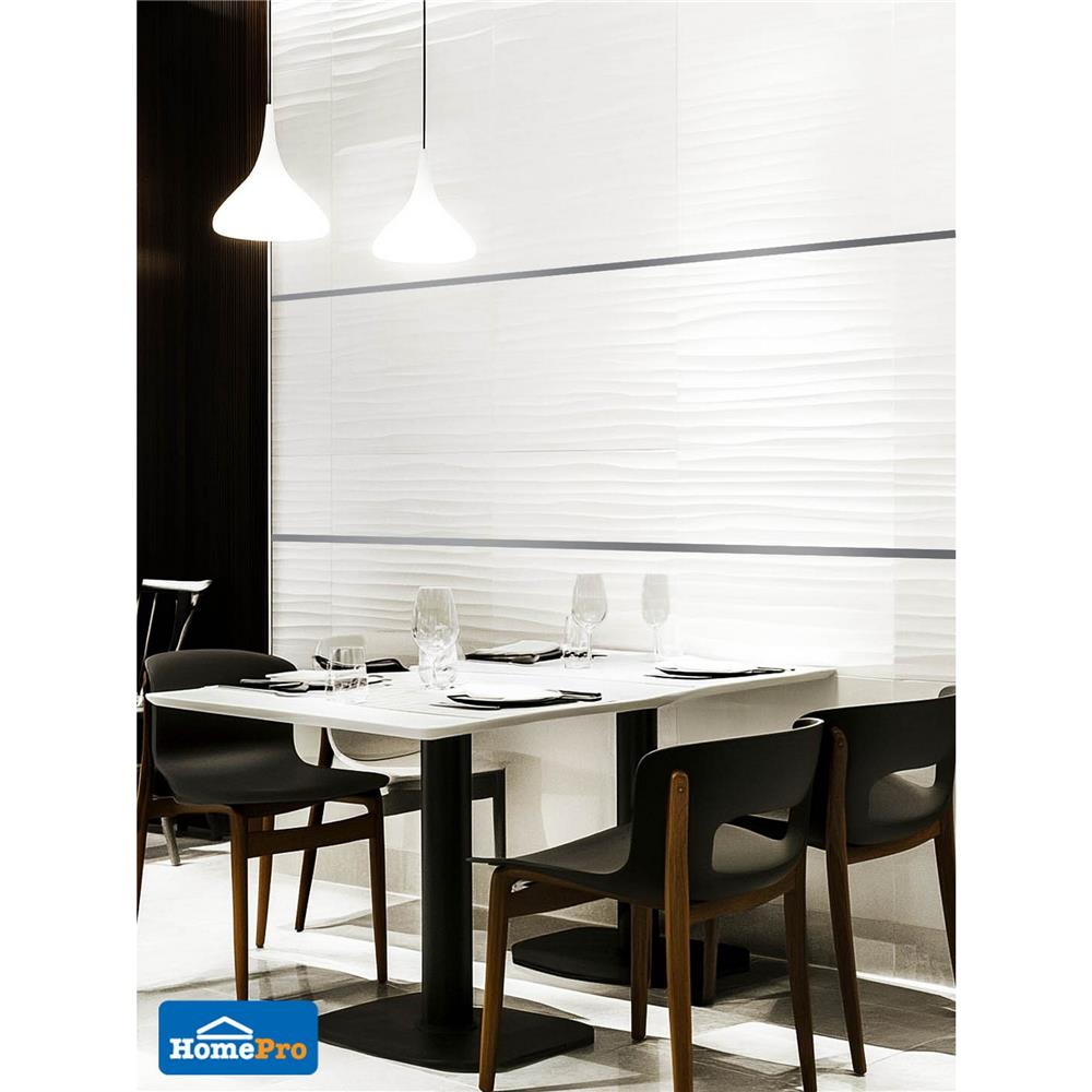 คิ้วอะลูมิเนียมแบบเหลี่ยม TARA 9 มม. 2 ม. สีเทาฟ้า