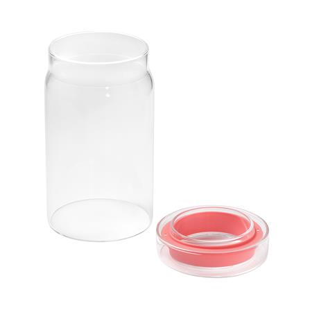 ชุดขวดโหลแก้ว ฝาดึง KECH MILK 1 ลิตร แพ็ก 3 ชิ้น หลากสี_2