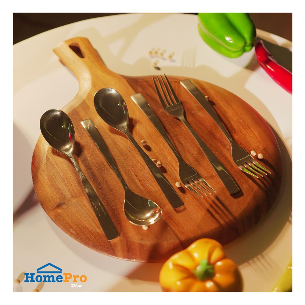 ชุดช้อนส้อมสเตนเลส 410 KECH 6 ชิ้น สีทอง