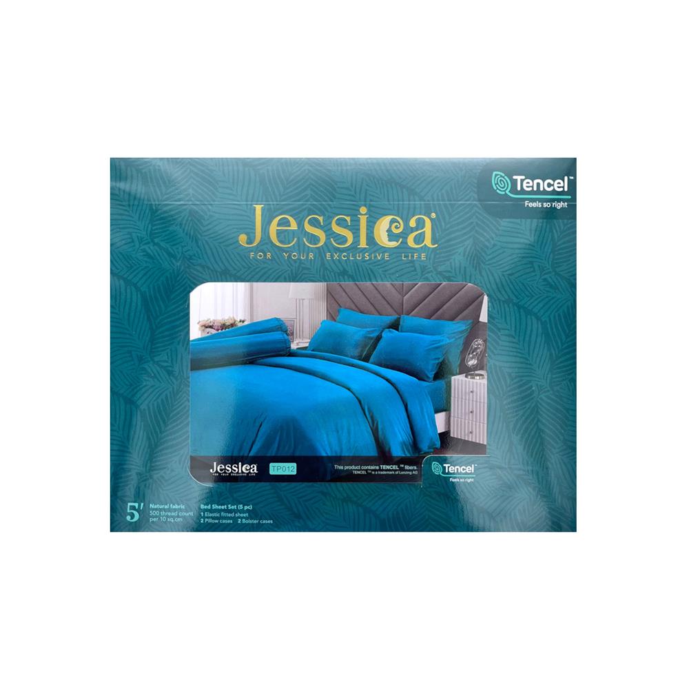 ชุดผ้าปูที่นอน 5 ฟุต 5 ชิ้น JESSICA TENCEL SOLID 21070-TP012
