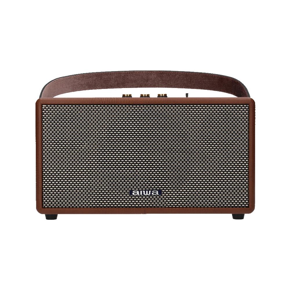 ลำโพงบลูทูธ AIWA RETRO HYBRID RS-X90 สีน้ำตาล