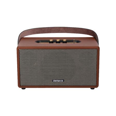 ลำโพงบลูทูธ AIWA RETRO HYBRID RS-X90 สีน้ำตาล_1