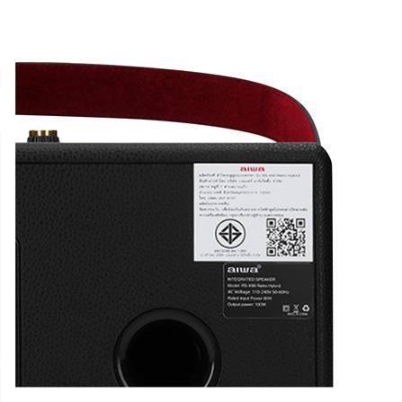 ลำโพงบลูทูธ AIWA RETRO HYBRID RS-X90 สีดำ_6