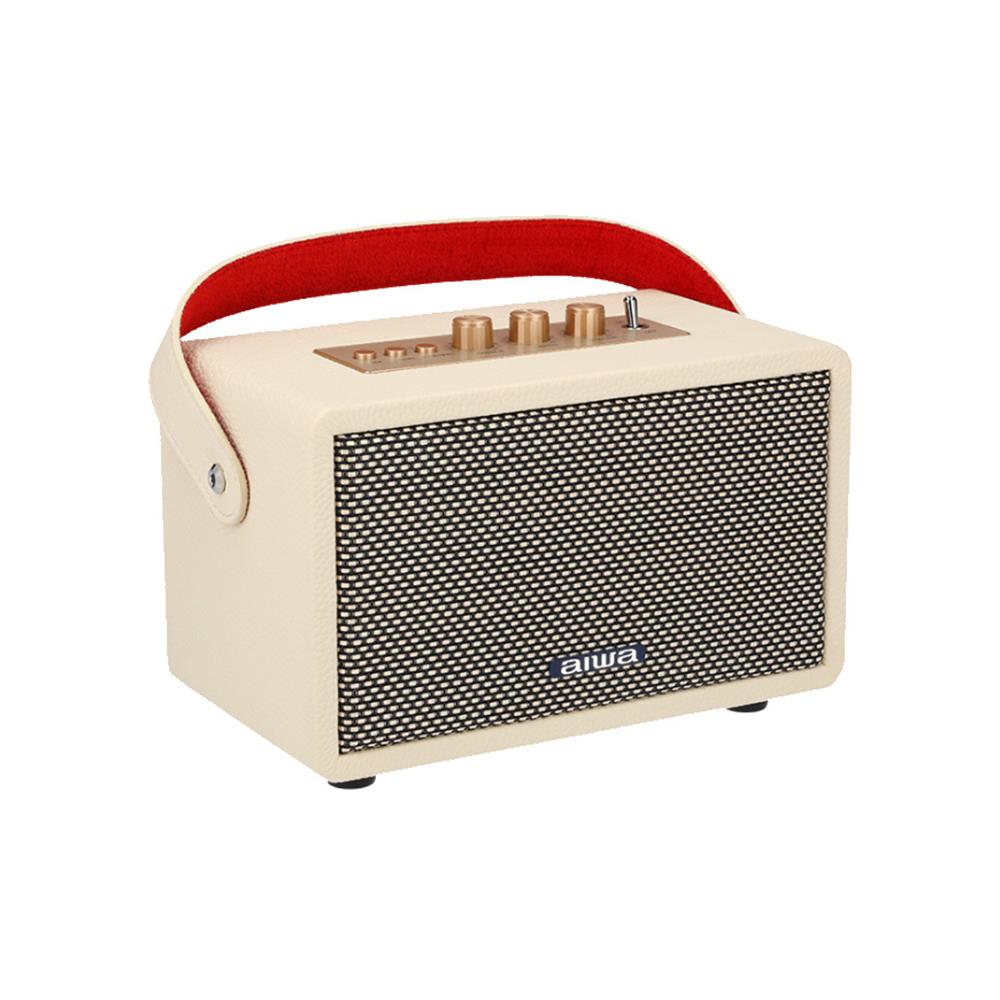 ลำโพงบลูทูธ AIWA RETRO PRO MI-X105 สีขาว