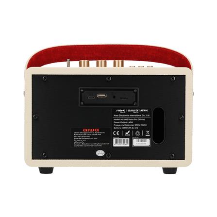 ลำโพงบลูทูธ AIWA RETRO PRO MI-X105 สีขาว_5