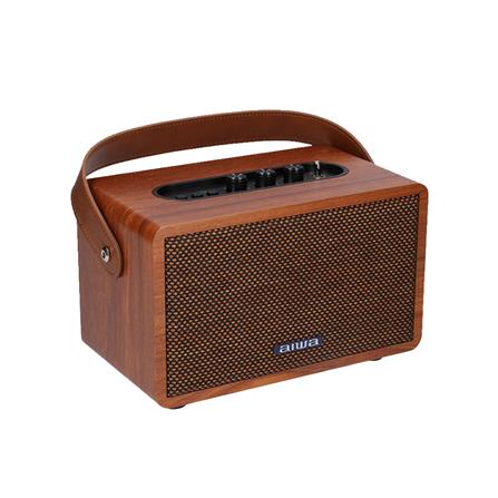 ลำโพงบลูทูธ AIWA RETRO MI-X100 II สีน้ำตาล_3