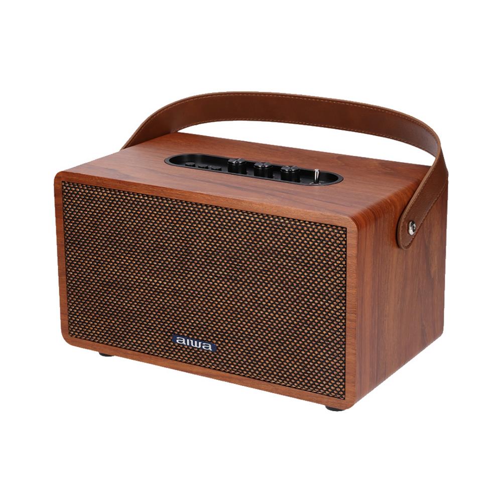 ลำโพงบลูทูธ AIWA RETRO PLUS MI-X150 II สีน้ำตาล
