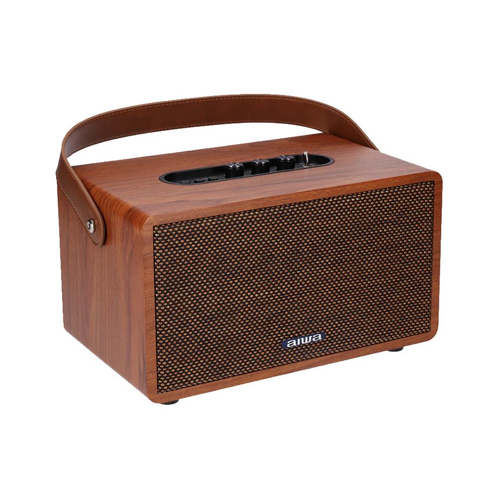 ลำโพงบลูทูธ AIWA RETRO PLUS MI-X150 II สีน้ำตาล
