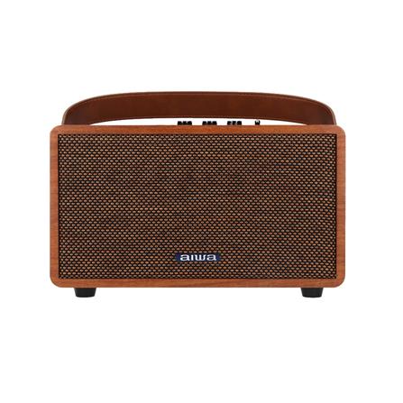 ลำโพงบลูทูธ AIWA RETRO PLUS MI-X150 II สีน้ำตาล_2