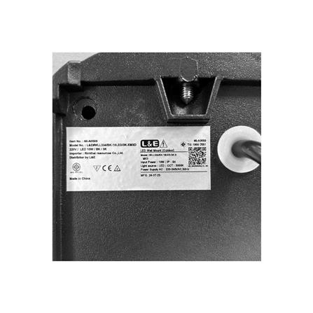 ไฟผนังภายนอก LED L&E 65-A0559 10 วัตต์ WARM WHITE สีดำ_4