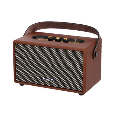 ลำโพงบลูทูธ AIWA RETRO ELITE PLUS RS-X88 สีน้ำตาล_0