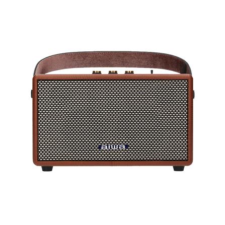 ลำโพงบลูทูธ AIWA RETRO ELITE PLUS RS-X88 สีน้ำตาล_2