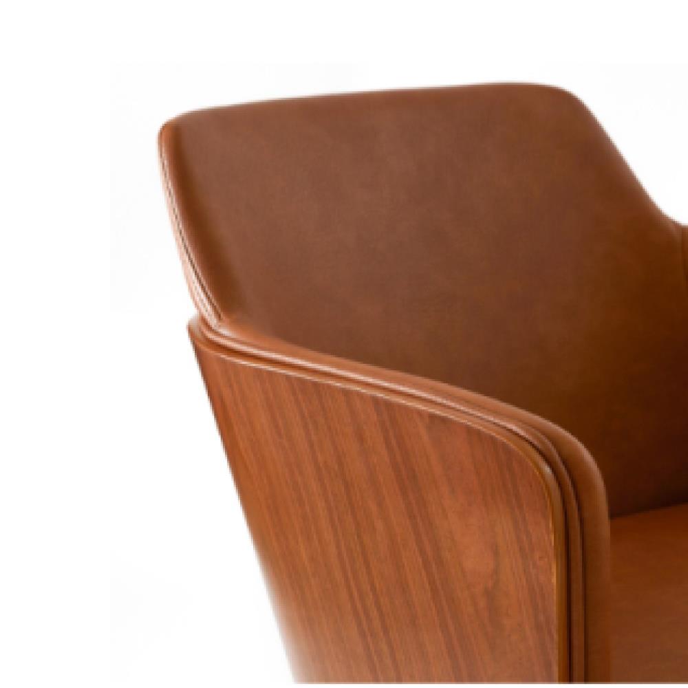 เก้าอี้สำนักงาน FURINTREND WALNUT สีน้ำตาล