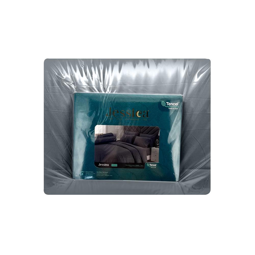 ชุดผ้าปูที่นอน 5 ฟุต 6 ชิ้น JESSICA TENCEL SOLID 22060-TP011