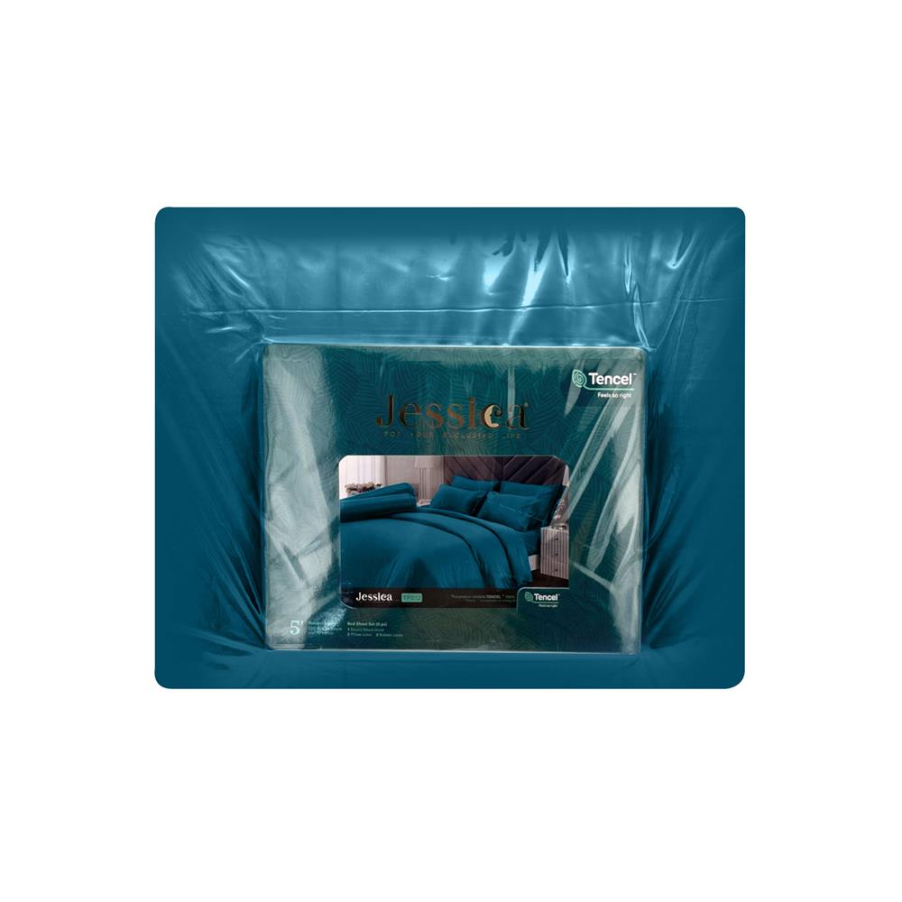 ชุดผ้าปูที่นอน 5 ฟุต 6 ชิ้น JESSICA TENCEL SOLID 22060-TP012