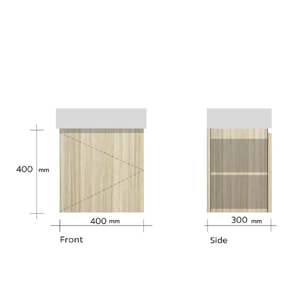 เคาน์เตอร์ COTTO V05001P2 ลายไม้