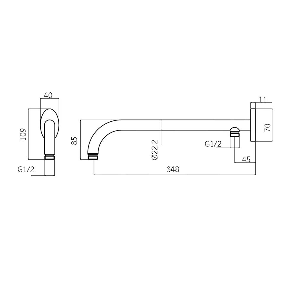 ก้านฝักบัว WS WS-8916