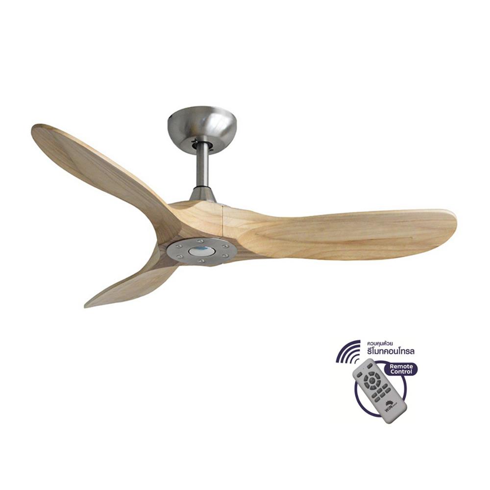 พัดลมไม่มีโคมไฟ WINFAVOUR WFDC42/DC31(BN) 42 นิ้ว สีเงิน/ลายไม้