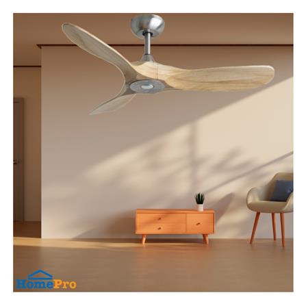 พัดลมไม่มีโคมไฟ WINFAVOUR WFDC42/DC31(BN) 42 นิ้ว สีเงิน/ลายไม้_2