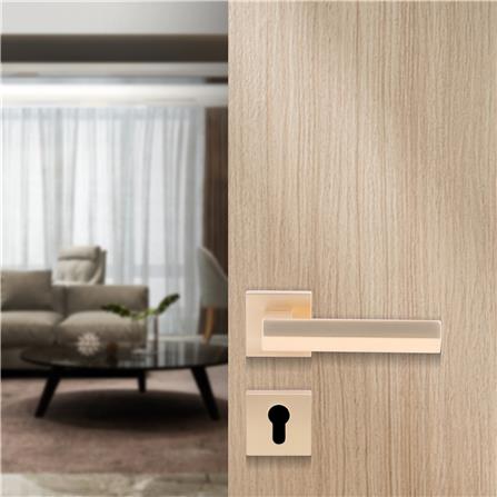 มือจับก้านโยกห้องทั่วไป MORTISE HAFELE 489.11.044 สีทองเหลืองปัดด้าน_3