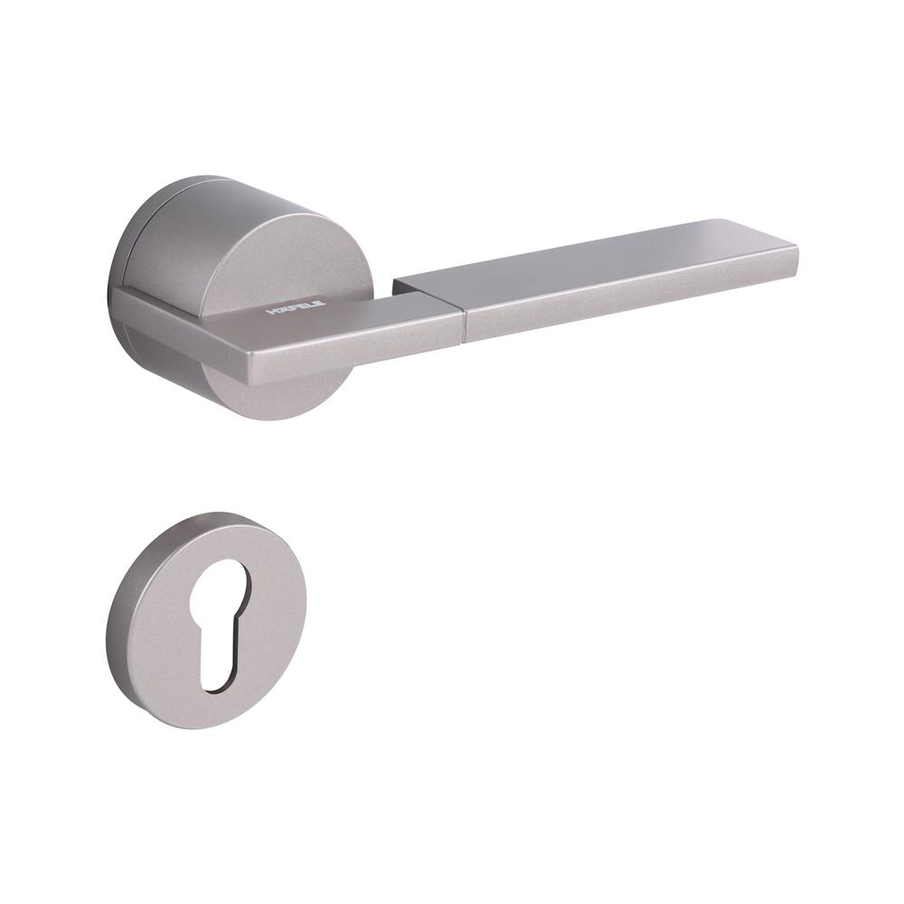 มือจับก้านโยกห้องทั่วไป MORTISE HAFELE 489.11.046 สีเทาดำ