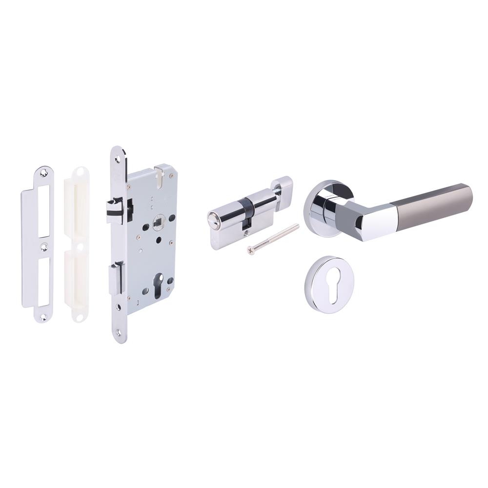 มือจับก้านโยกห้องทั่วไป MORTISE HAFELE 489.11.049 สีโครม