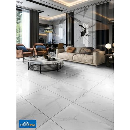 กระเบื้องพื้นพอร์ซเลน 60x90 ซม.TARA ซิกน่าเบียงโค่ ขาว 1.62 ตร.ม._4