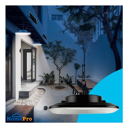 ไฟช่อภายนอก SOLAR BEC COMET-BK 100 วัตต์ DAYLIGHT สีดำ_4