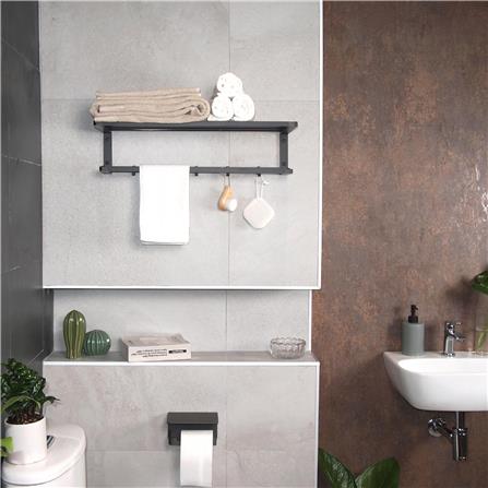 ชั้นวางพร้อมราว RASLAND RA W1533-W5566-BK สีดำ_3