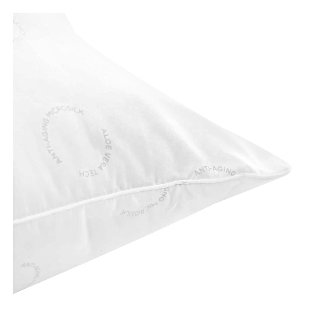 หมอนสุขภาพ ใยบอลไมโครไฟเบอร์ LOTUS ATTITUDE ANTI-AGING 20x30 นิ้ว สีขาว