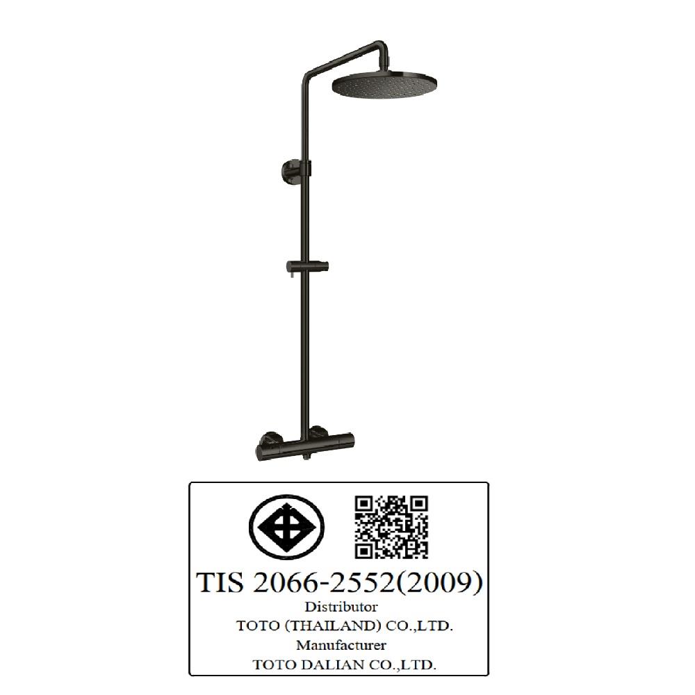 ฝักบัว RAIN SHOWER ผสม TOTO TBW07404T-MBL สีดำ