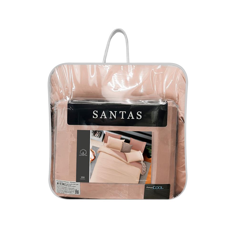ชุดผ้าปูที่นอน 5 ฟุต 7 ชิ้น SANTAS COTTON USA CASA BI