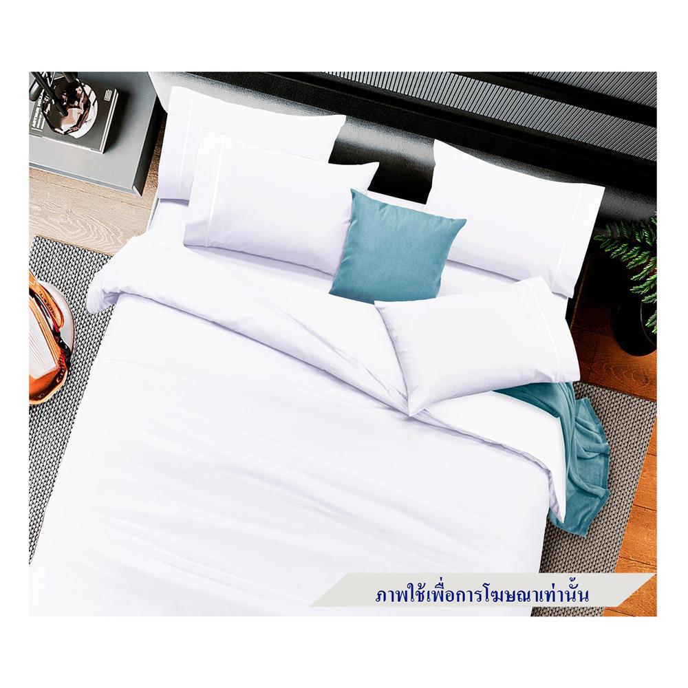ชุดผ้าปูที่นอน 5 ฟุต 7 ชิ้น SANTAS COTTON USA CASA WH