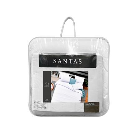 ชุดผ้าปูที่นอน 5 ฟุต 7 ชิ้น SANTAS COTTON USA CASA WH_5