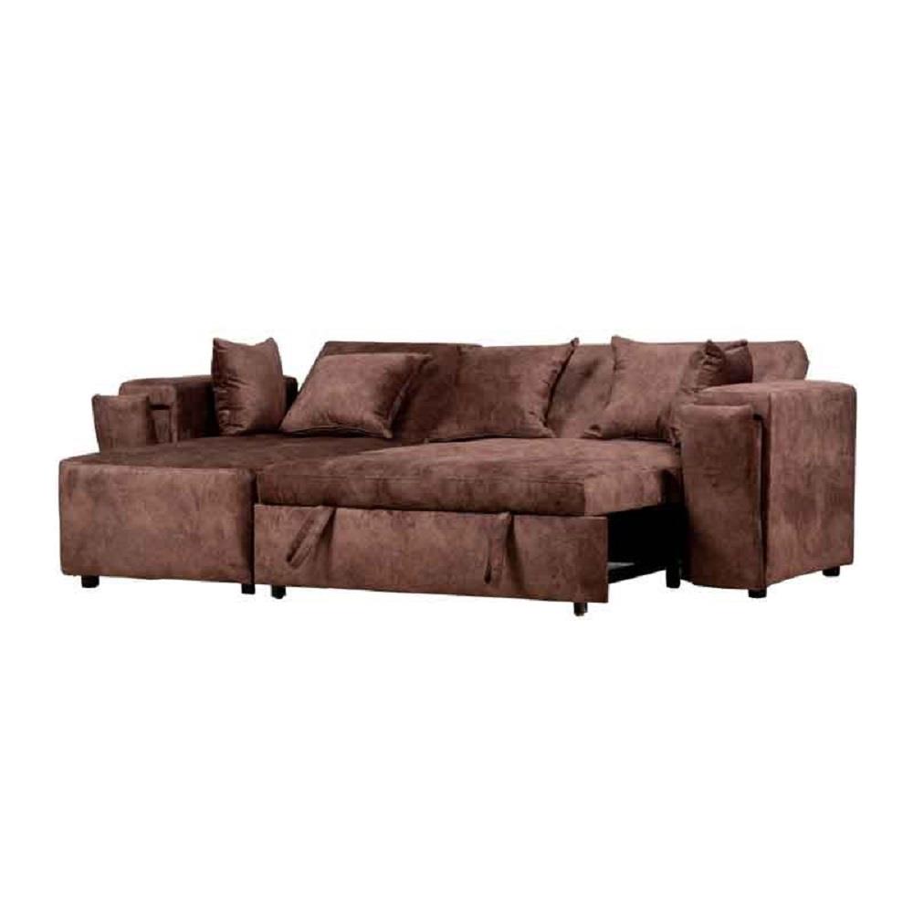 โซฟาเข้ามุมซ้าย AS FURNITURE ALEX CRBWU38 สีน้ำตาล