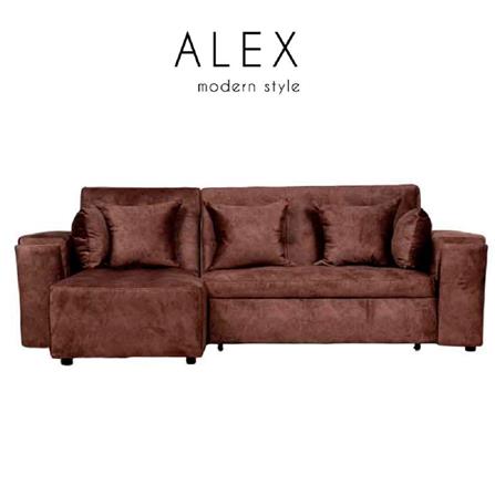 โซฟาเข้ามุมซ้าย AS FURNITURE ALEX CRBWU38 สีน้ำตาล_8