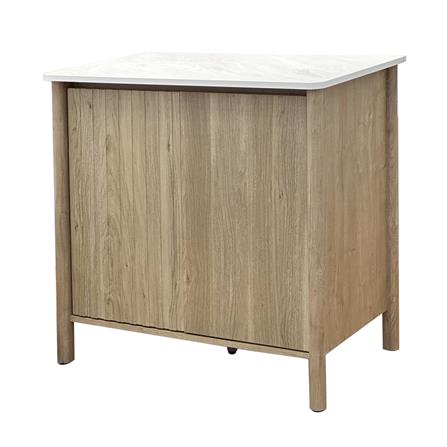 ตู้เตี้ยบานเปิด FURDINI TERRA 80 ซม. สีโอ๊ค/ลายหิน