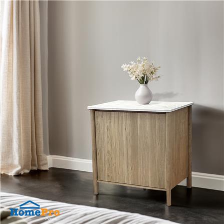 ตู้เตี้ยบานเปิด FURDINI TERRA 80 ซม. สีโอ๊ค/ลายหิน_2