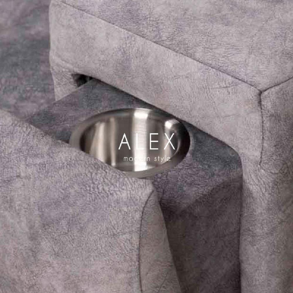 โซฟาเข้ามุมขวา AS FURNITURE ALEX CLGYU58 สีเทาอ่อน