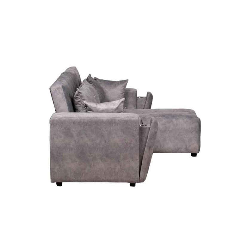 โซฟาเข้ามุมขวา AS FURNITURE ALEX CLGYU58 สีเทาอ่อน