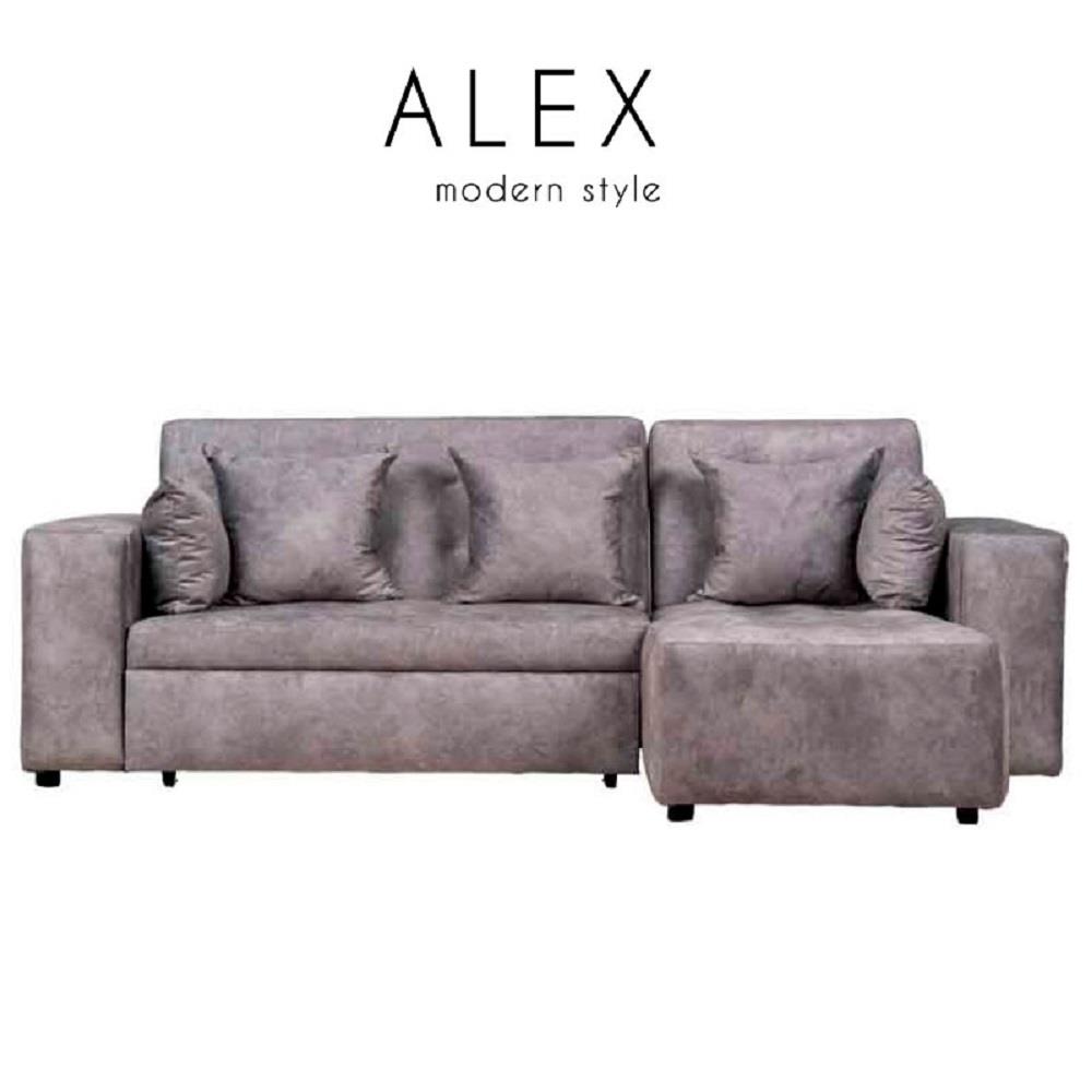 โซฟาเข้ามุมขวา AS FURNITURE ALEX CLGYU58 สีเทาอ่อน