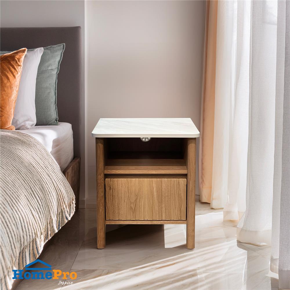 ตู้ข้างเตียง FURDINI TERRA 48 ซม. สีโอ๊ค/ลายหิน