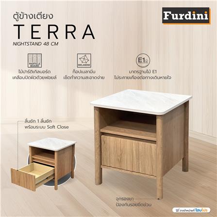 ตู้ข้างเตียง FURDINI TERRA 48 ซม. สีโอ๊ค/ลายหิน_7