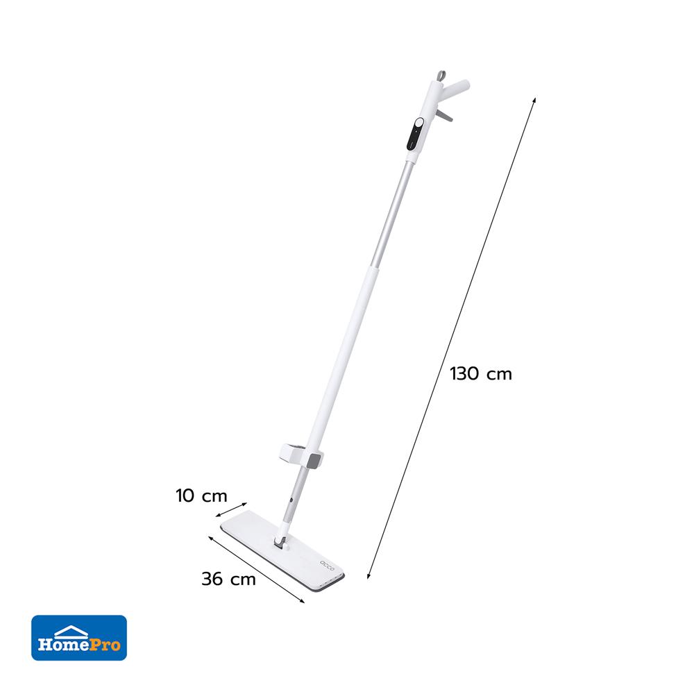 สเปรย์ม็อบทำความสะอาดพร้อมที่รีดน้ำ ACCO A-NAMI สีขาว