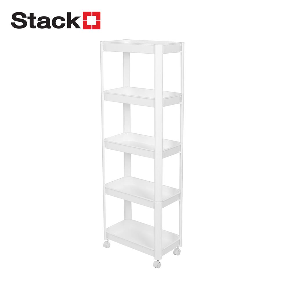 ชั้นวางของ 5 ชั้น STACKO VODA 40X22.5X118.5 ซม. สีขาว