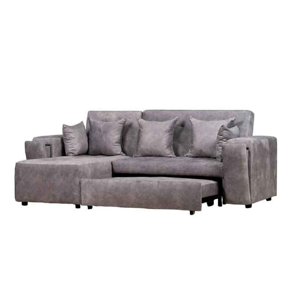 โซฟาเข้ามุมซ้าย AS FURNITURE ALEX CRGYU58 สีเทาอ่อน