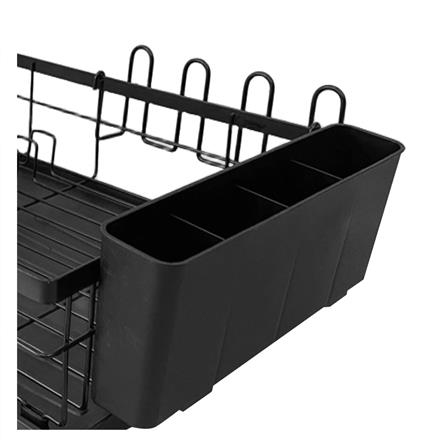 ชั้นคว่ำจาน 1 ชั้น พร้อมถาดรองน้ำและที่เก็บช้อนและเขียง KECH BLACKY_2