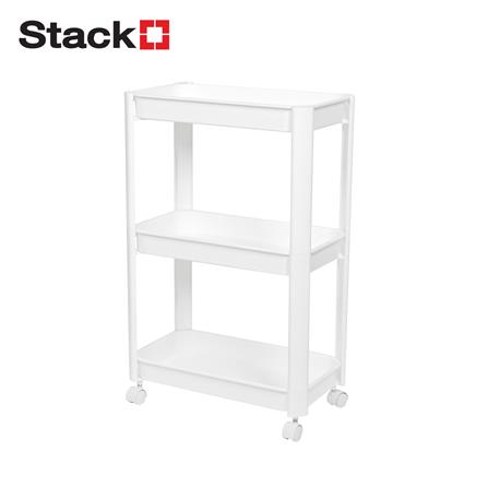 ชั้นวางของ 3 ชั้น STACKO VODA 40X22.5X64 ซม. สีขาว_0